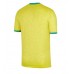 Günstige Brasilien Heim Fussballtrikot WM 2022 Kurzarm